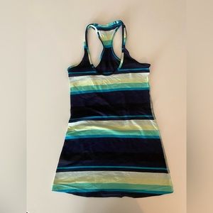 lululemon striped racerback tanktop